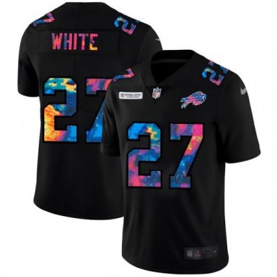 Buffalo Bills 27 Tre 27Davious White Men Nike Multi Color Black 2020 NFL Crucial Catch Vapor Untouchable Limited Jersey