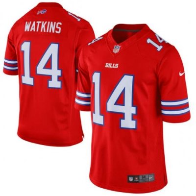 Nike Buffalo Bills #14 Sammy Watkins Red Men 27s Stitched NFL Elite Rush Jersey