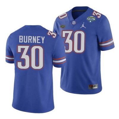 Florida Gators Amari Burney Royal 2020 Cotton Bowl Classic College Football Jersey