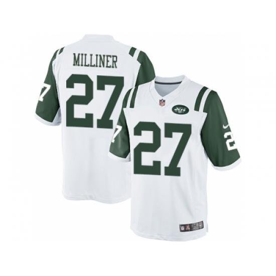 Nike NeW York Jets 27 Dee Milliner White Limited NFL Jersey