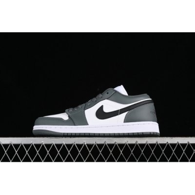 AIR JORDAN 1 LOW WHITE BLACK IRON GREY