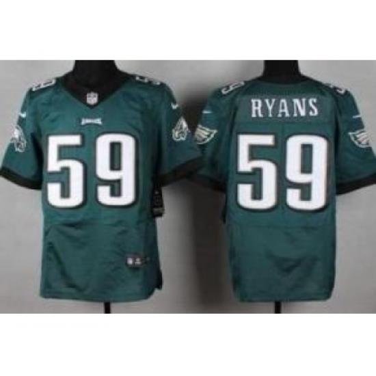 Nike Philadelphia Eagles 59 DeMeco Ryans Green Elite NFL Jersey