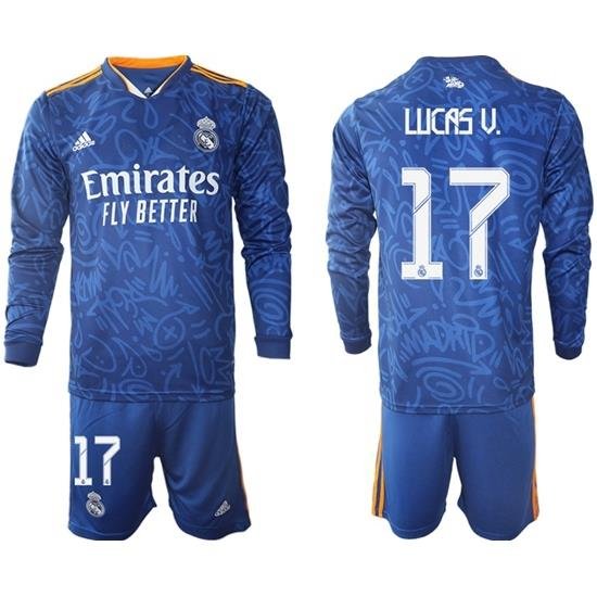 Men Real Madrid Long Sleeve Soccer Jerseys 528