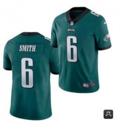 Youth Philadelphia Eagles #6 DeVonta Smith 2021 NFL Draft Green Vapor Untouchable Limited Stitched Jersey