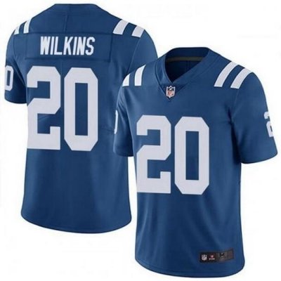 Nike Indianapolis Colts 20 Jordan Wilkins Royal Vapor Untouchable Limited Jersey