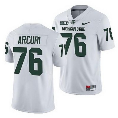 Michigan State Spartans Aj Arcuri White Limited Men Jersey