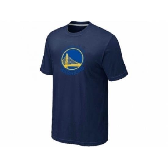 NBA Golden State Warriors Big & Tall Primary Logo D.Blue T-Shirt