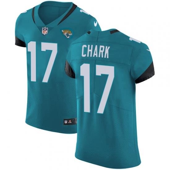 Nike Jaguars #17 DJ Chark Teal Green Alternate Men Stitched NFL Vapor Untouchable Elite Jersey