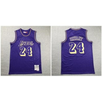 Lakers 24 Kobe Bryant Purple 1996 97 Hardwood Classics Jersey