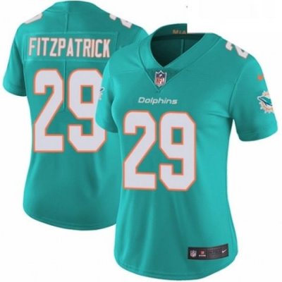 Womens Nike Miami Dolphins 29 Minkah Fitzpatrick Aqua Green Team Color Vapor Untouchable Elite Player NFL Jersey