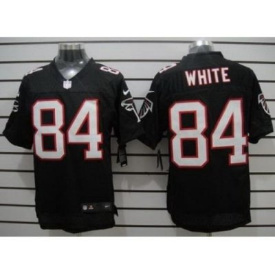 Nike Atlanta Falcons 84 Roddy White Black Elite NFL Jersey