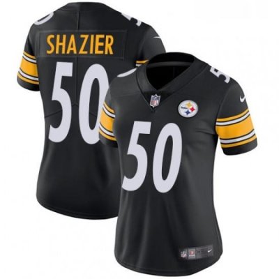 Womens Nike Pittsburgh Steelers 50 Ryan Shazier Black Team Color Vapor Untouchable Limited Player NFL Jersey