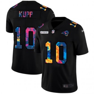 Los Angeles Rams 10 Cooper Kupp Men Nike Multi Color Black 2020 NFL Crucial Catch Vapor Untouchable Limited Jersey