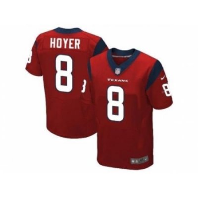 Nike Houston Texans 8 Brian Hoyer Red Elite NFL Jersey