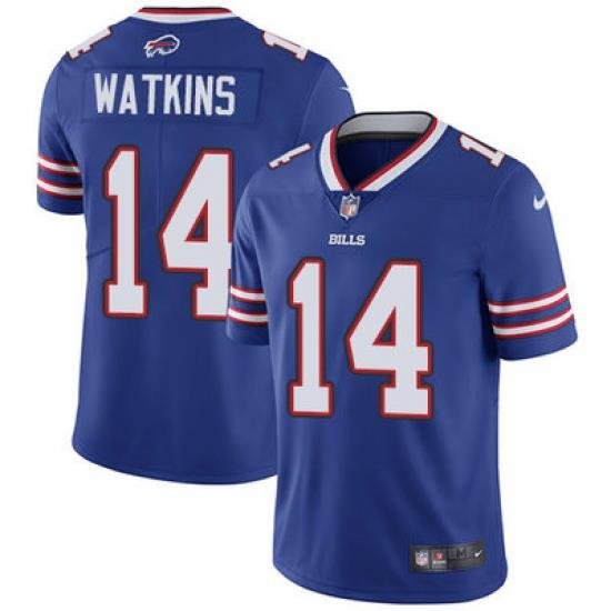 Nike Bills #14 Sammy Watkins Royal Blue Team Color Mens Stitched NFL Vapor Untouchable Limited Jersey