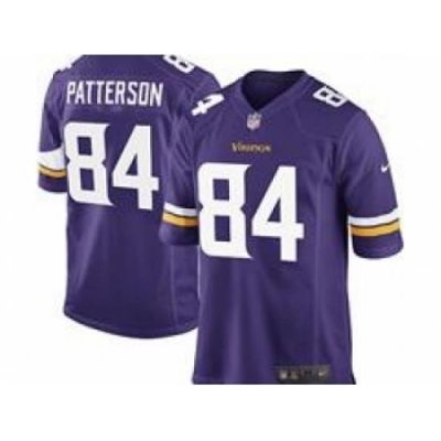 Nike Minnesota Vikings 84 Cordarrelle Patterson Purple Game NFL Jersey