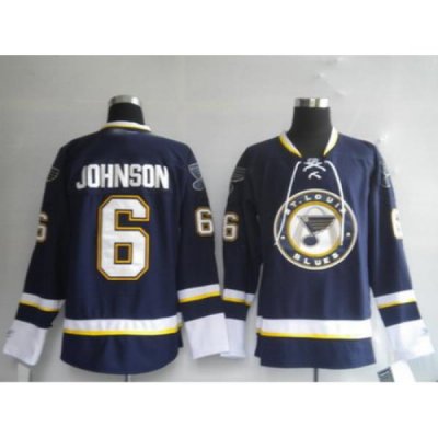 St. Louis Blues 6 JOHNSON Third Jersey