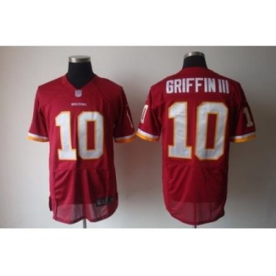 Nike Washington Redskins 10 Robert Griffin III Red Elite NFL Jersey