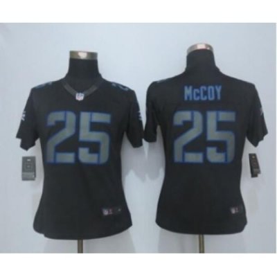 nike women nfl jerseys buffalo bills 25 mccoy black[nike impact limited]