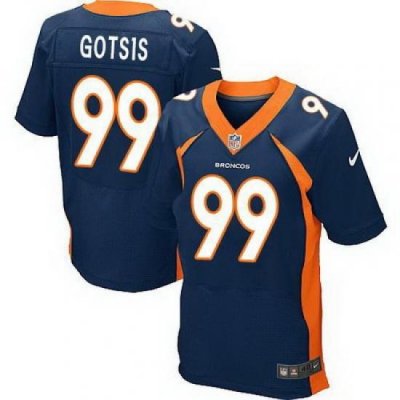 Nike Broncos #99 Adam Gotsis Navy Blue Alternate Mens Stitched NFL New Elite Jersey