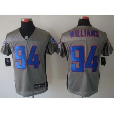 Nike Buffalo Bills 94 Mario Williams Grey Elite Shadow NFL Jersey