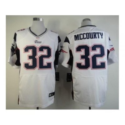 Nike NeW England Patriots 32 Devin Mccourty White Elite NFL Jersey