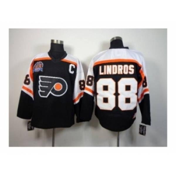 NHL Jerseys Philadelphia Flyers #88 Lindros black[patch C][m&n]