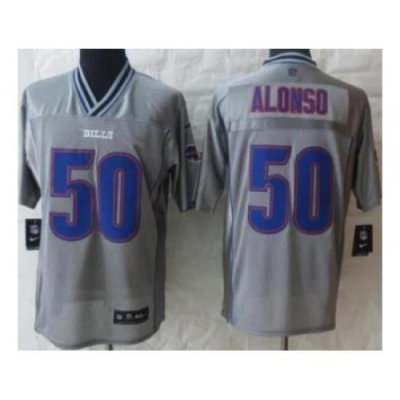 Nike Buffalo Bills 50 Kiko Alonso Grey Elite Vapor NFL Jersey