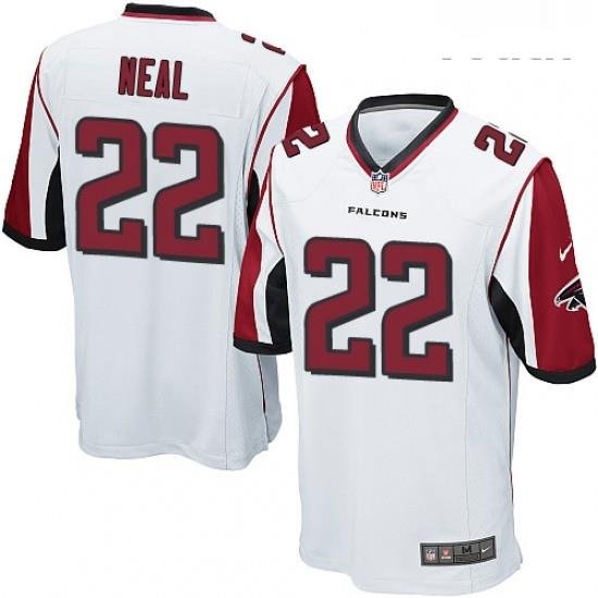 Youth Nike Atlanta Falcons 22 Keanu Neal Game White NFL Jersey