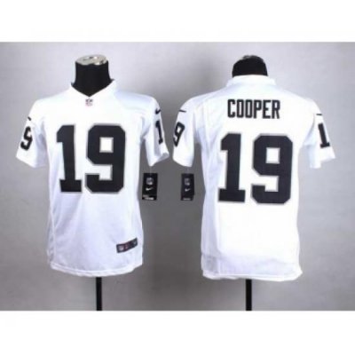 nike youth nfl jerseys oakland raiders 19 cooper white[nike]