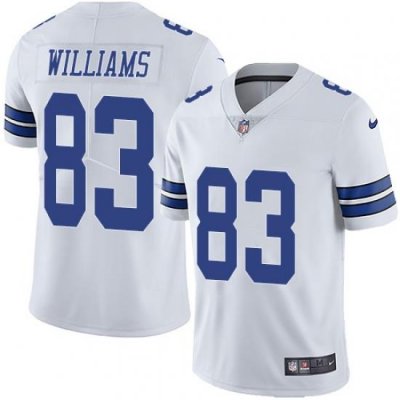 Nike Cowboys #83 Terrance Williams White Mens Stitched NFL Vapor Untouchable Limited Jersey