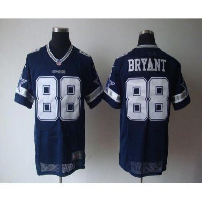 Nike Cowboys #88 Dez Bryant Navy Blue Team Color Mens Stitched NFL Elite Jersey