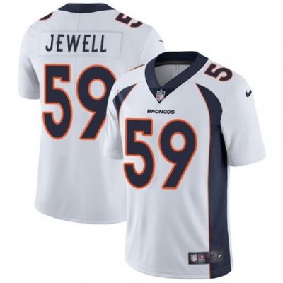 Nike Broncos #47 Josey Jewell White Mens Stitched NFL Vapor Untouchable Limited Jersey