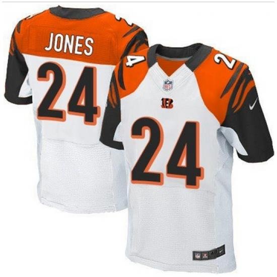 Nike Cincinnati Bengals #24 Adam Jones White Mens Stitched NFL Elite Jersey