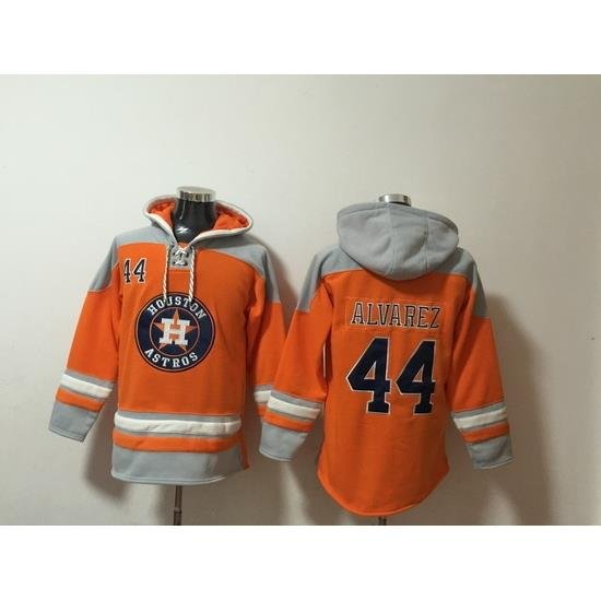 Men Houston Astros 44 Yordan Alvarez Stitched Hoodie