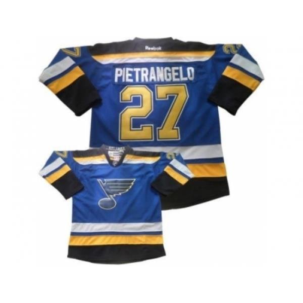 St. Louis Blues #27 Alex Pietrangelo Light Blue Home Stitched NHL Jersey