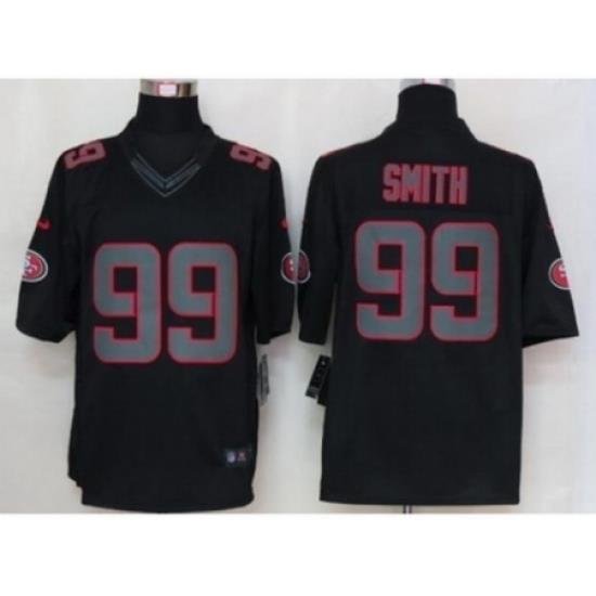 Nike San Francisco 49ers 99 Aldon Smith black Limited Impact NFL Jersey