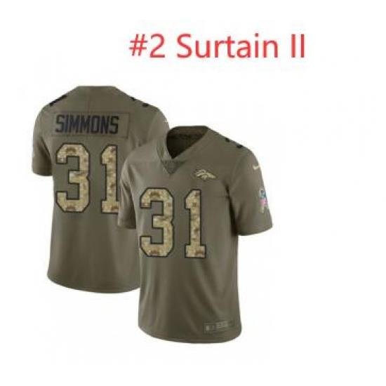 Nike Pat Surtain II Denver Broncos Limited Salute To Service Jersey