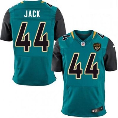 Men Nike Jacksonville Jaguars 44 Myles Jack Teal Green Team Color Vapor Untouchable Elite Player NFL Jersey